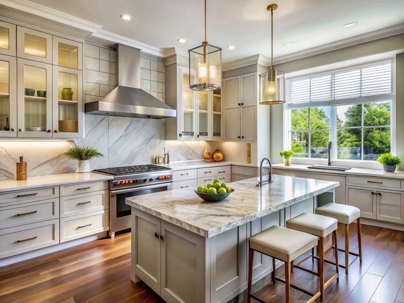 Marble Countertop Installation in Lake County, IL